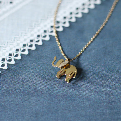 Fortuna Elephant Necklace