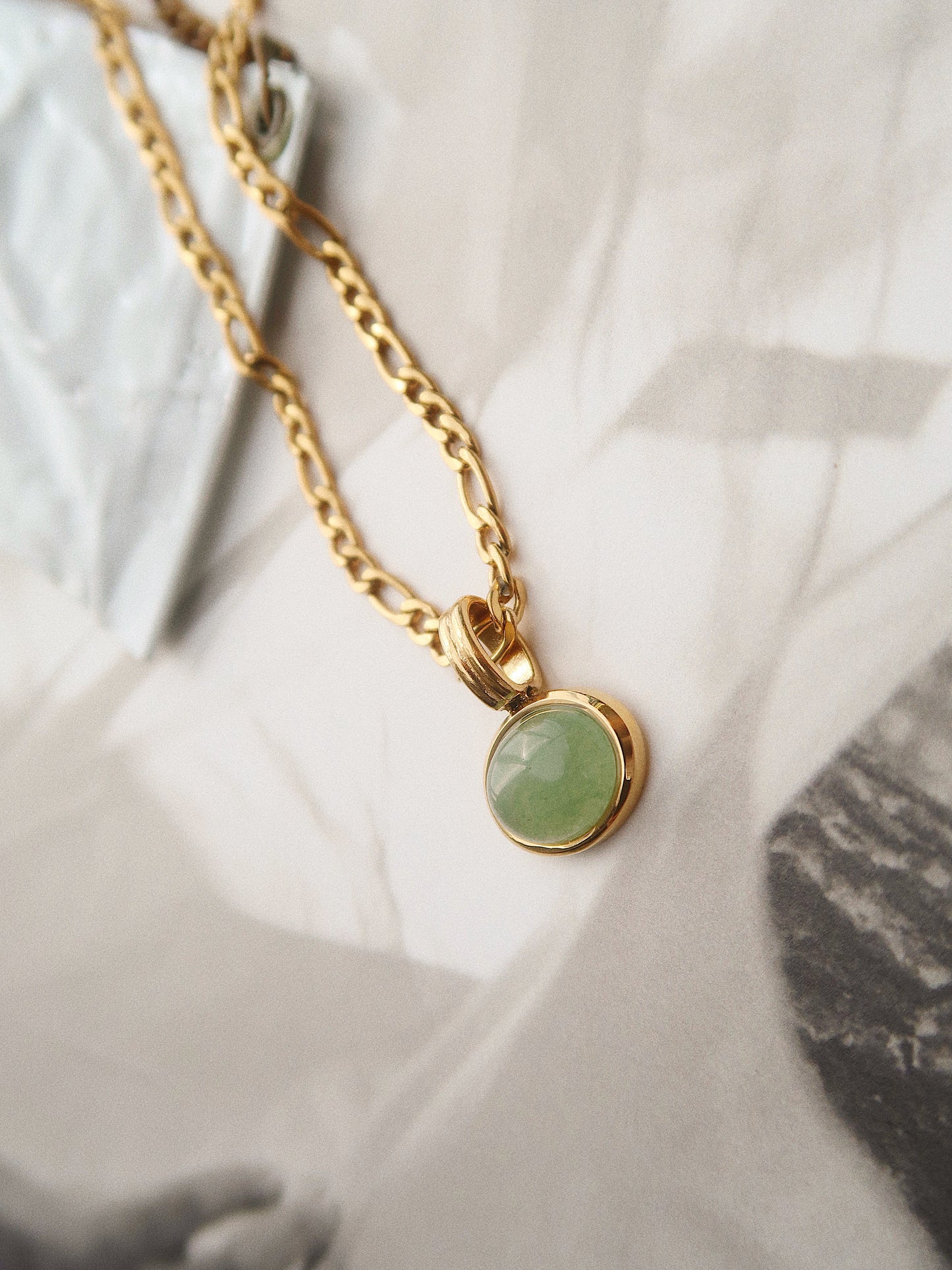 East-West Oval Jade Necklace
