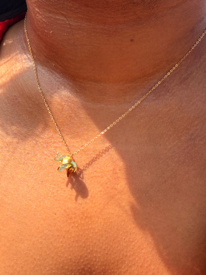 Fortuna Elephant Necklace