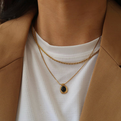 Heirloom Onyx Necklace