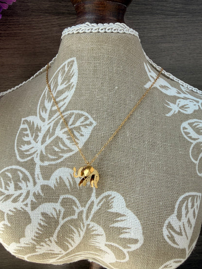 Fortuna Elephant Necklace
