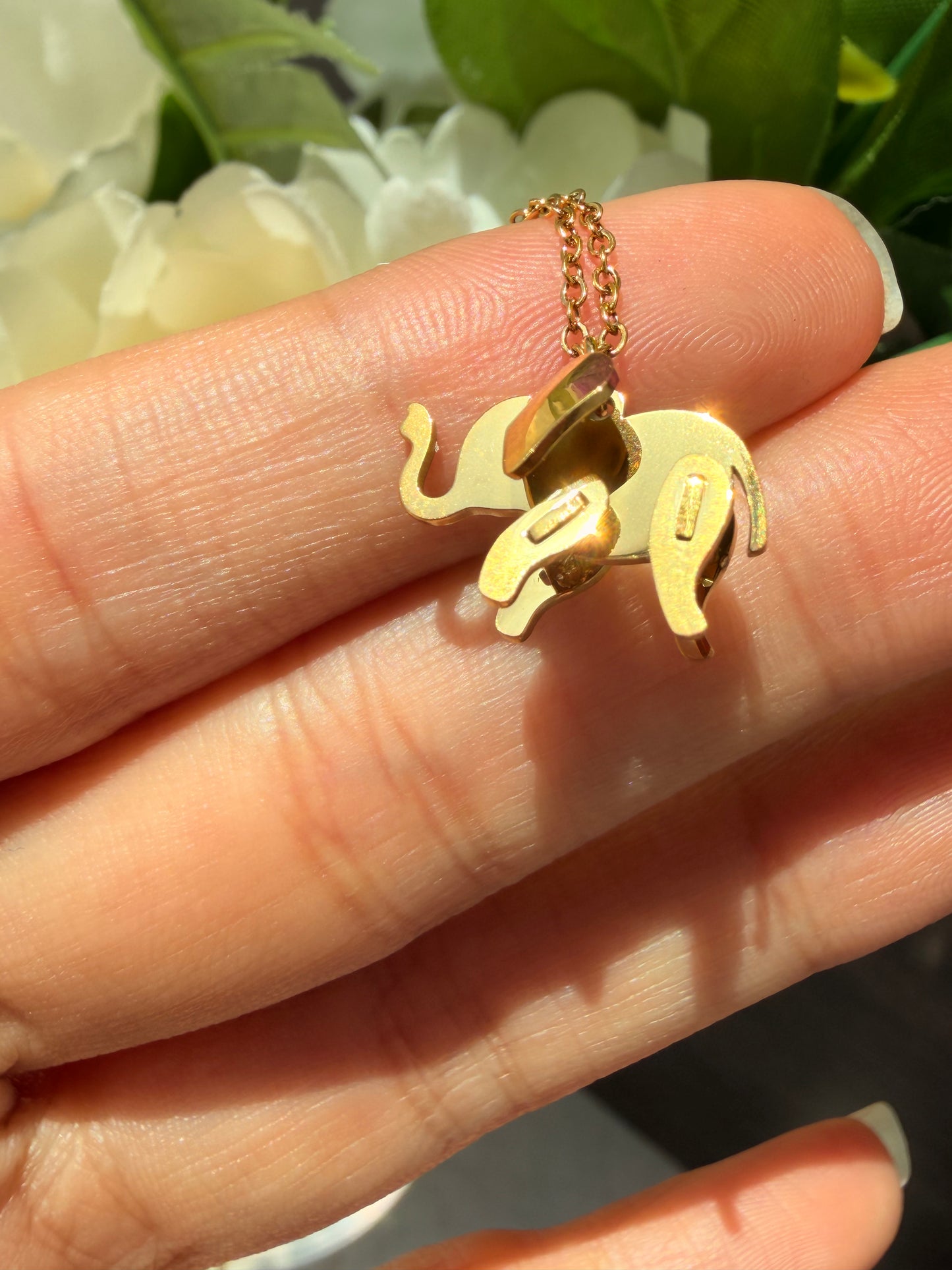 Fortuna Elephant Necklace