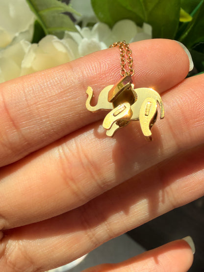 Fortuna Elephant Necklace