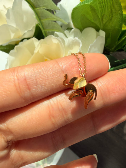 Fortuna Elephant Necklace