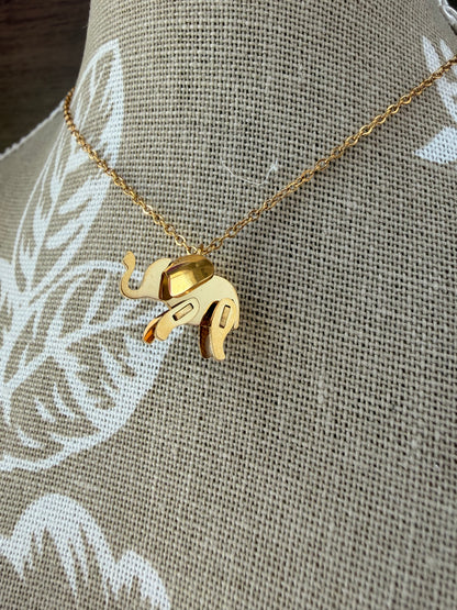 Fortuna Elephant Necklace