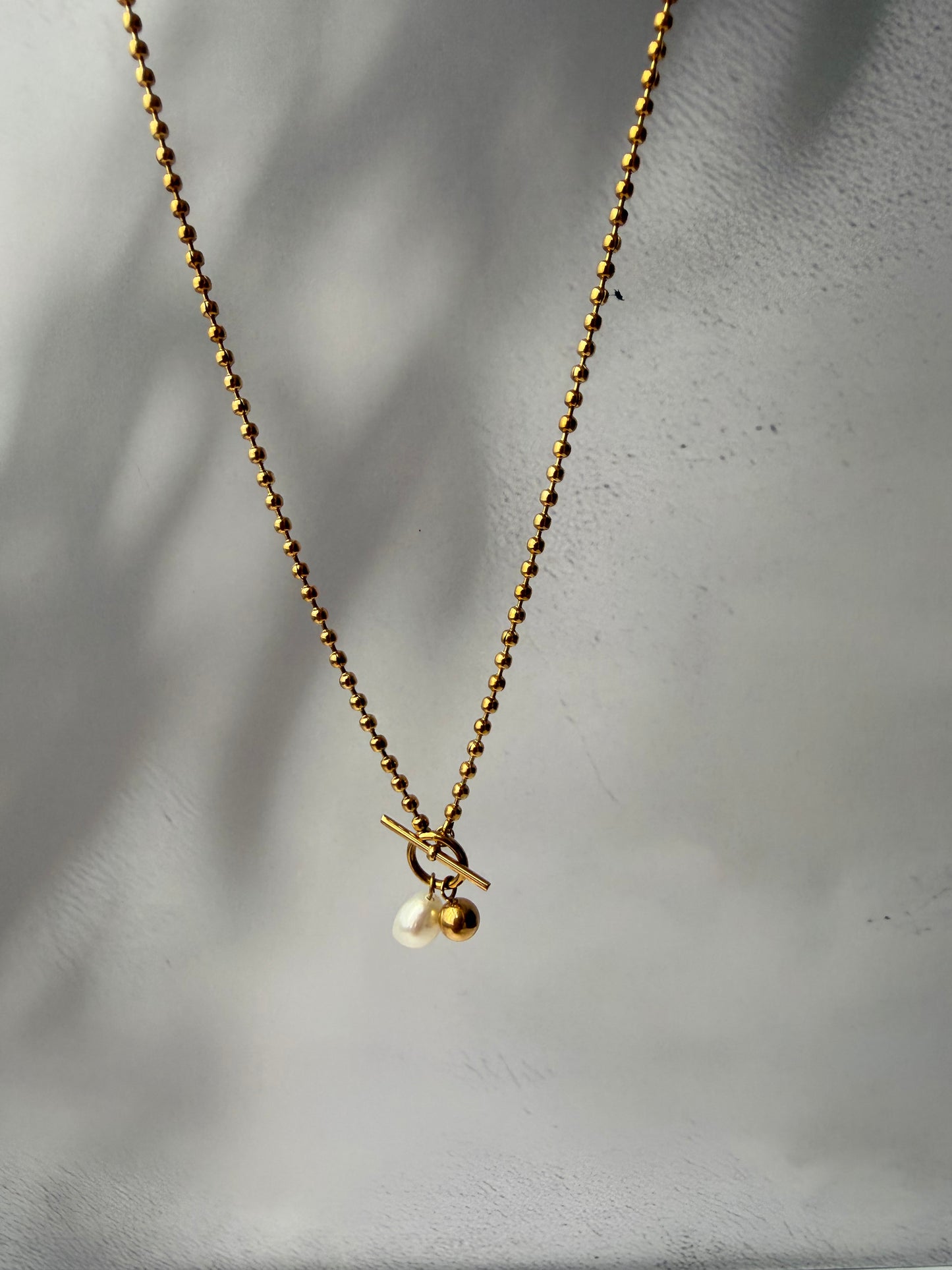 Toggle Clasp Freshwater Pearl Necklace