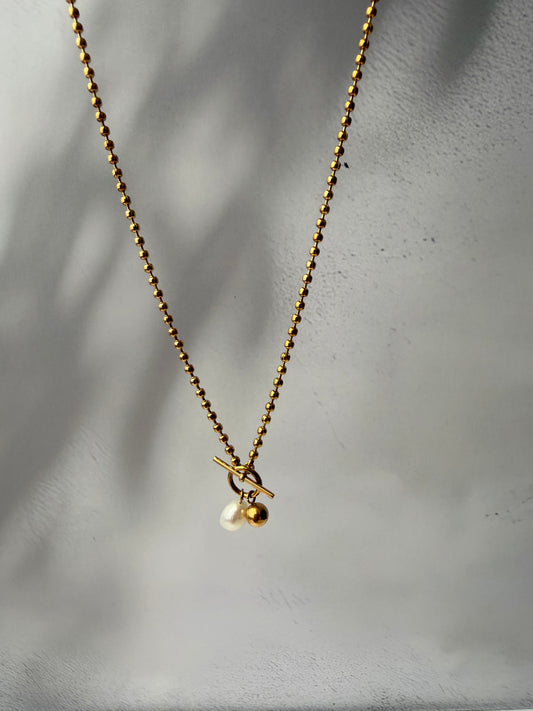 Toggle Clasp Freshwater Pearl Necklace