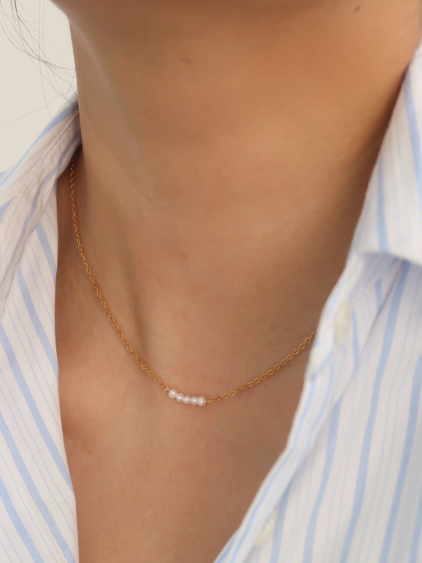 Freshwater Pearl Whisper Necklace
