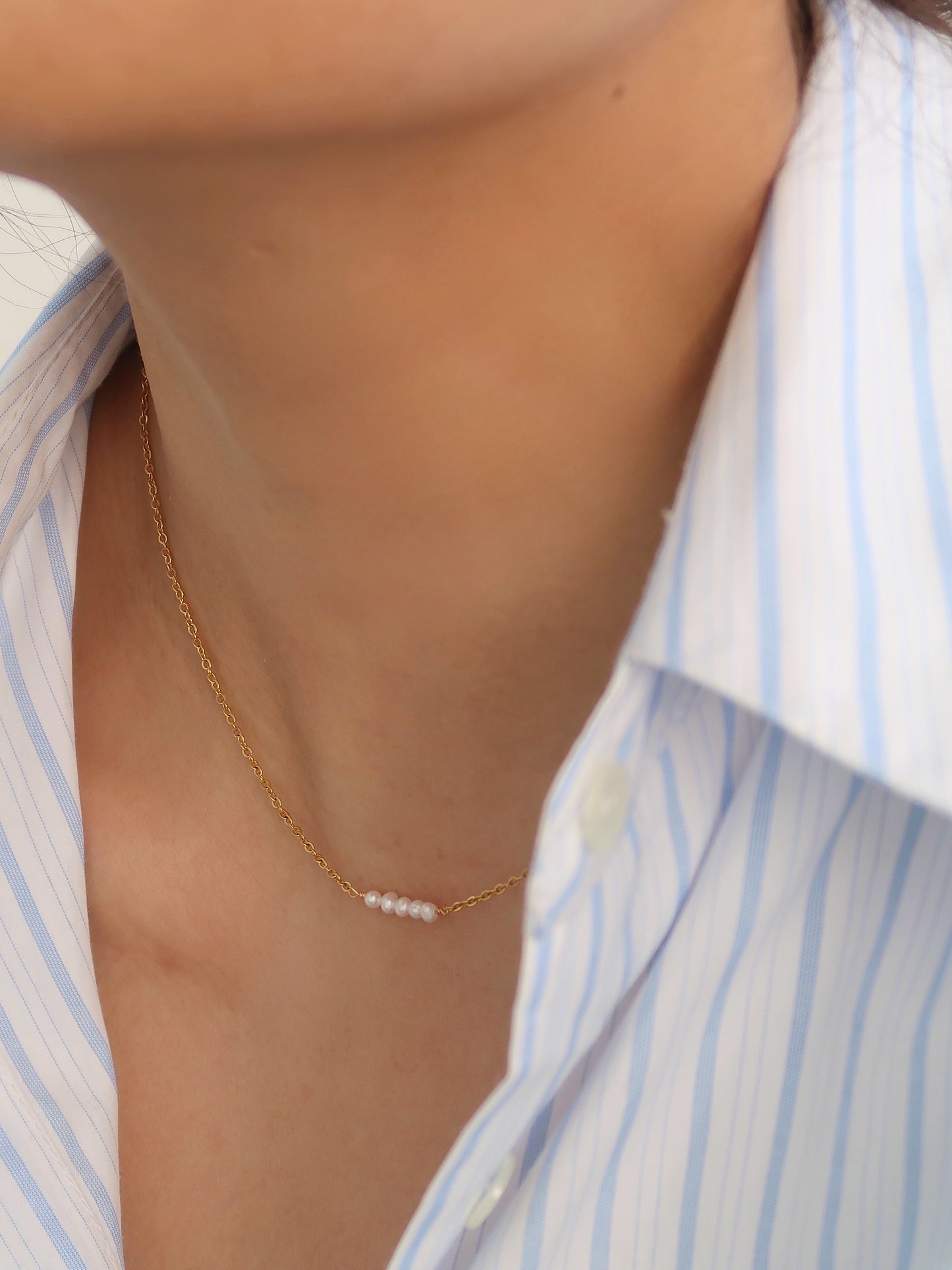 Freshwater Pearl Whisper Necklace